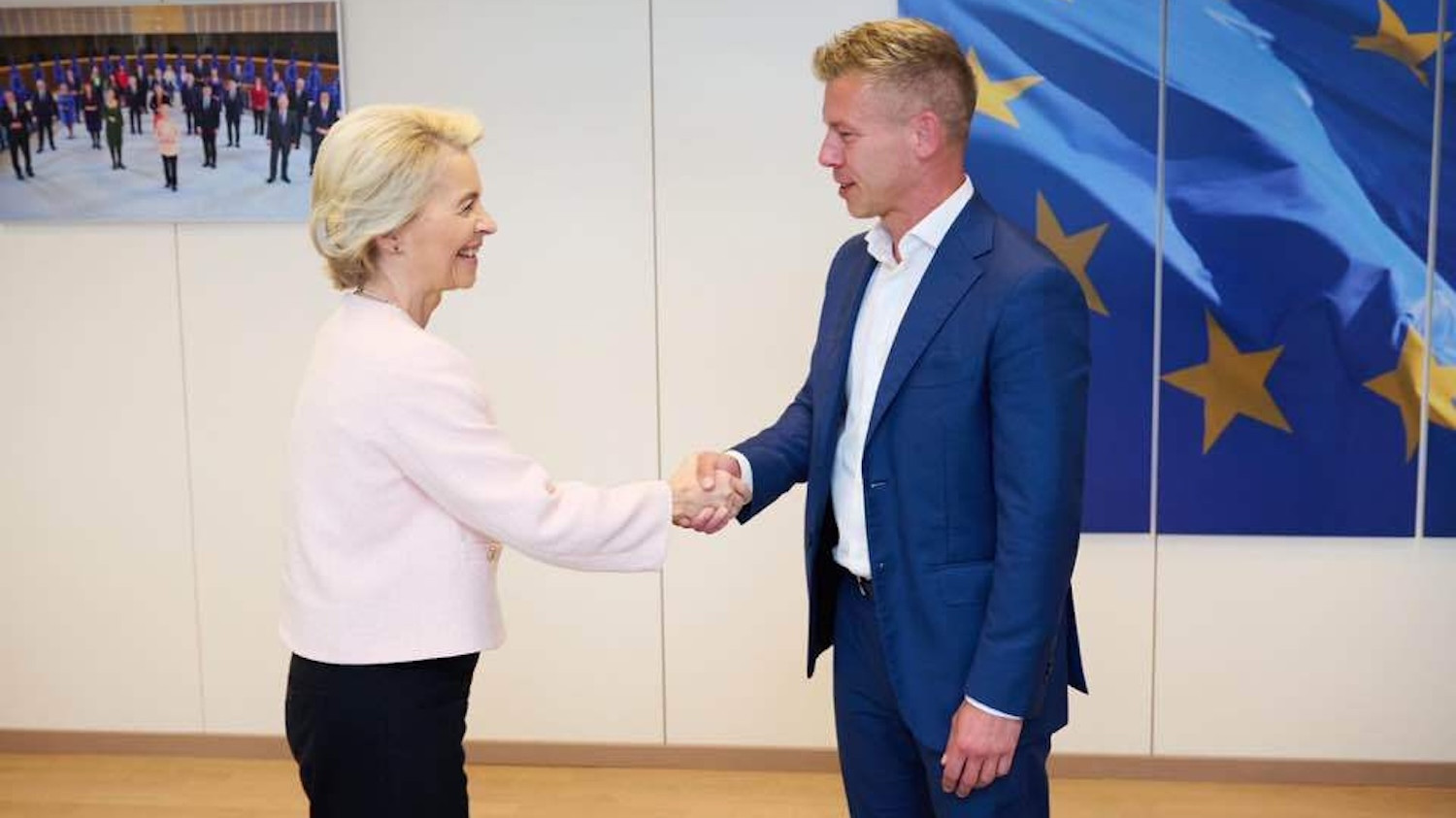 Már megindult a tárgyalás Ursula von der Leyen és Magyar Péter között