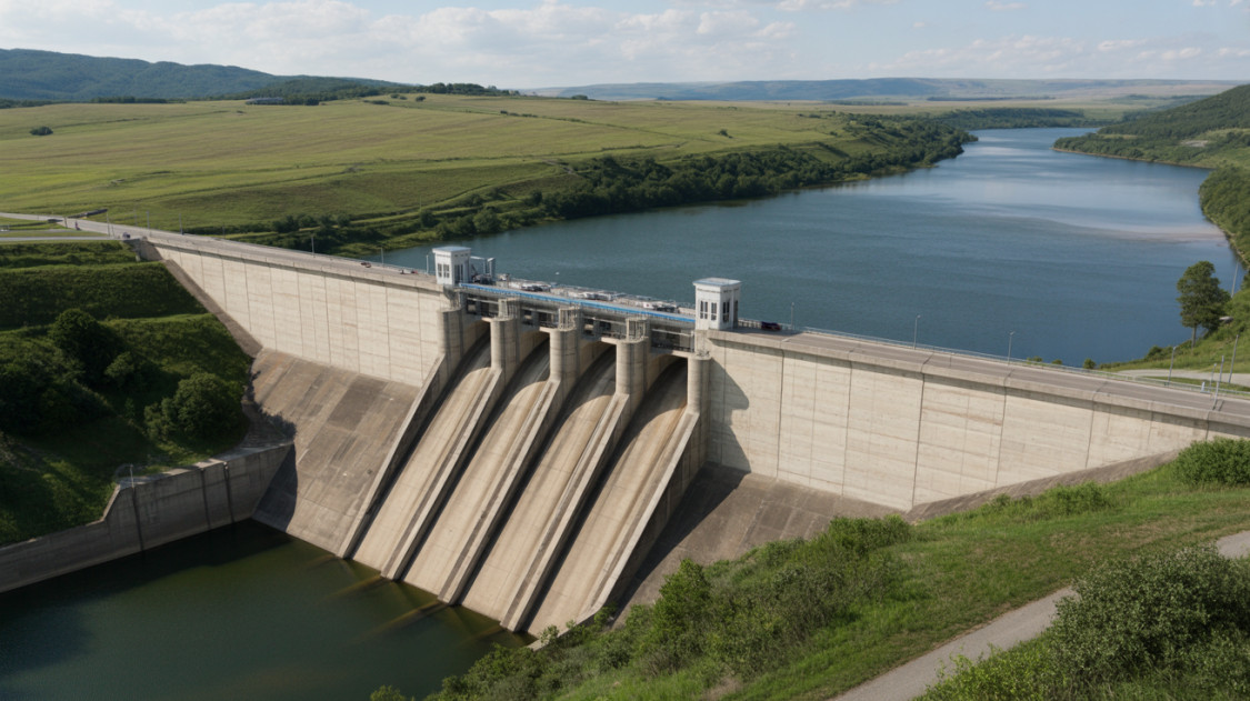 Felvételek: hajszálpontos orosz csapás érte a létfontosságú gátat, 90 millió köbméter víz sorsa a tét