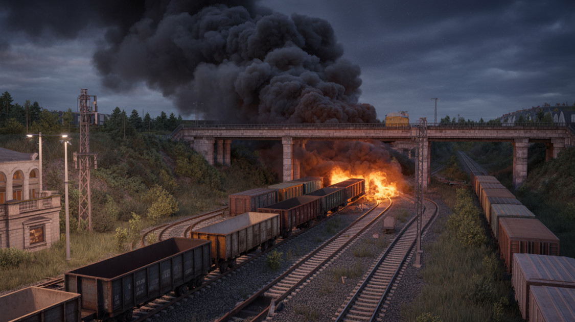 Lángokban a létfontosságú csomópont: beindult a láncreakció, bajban az orosz hadsereg