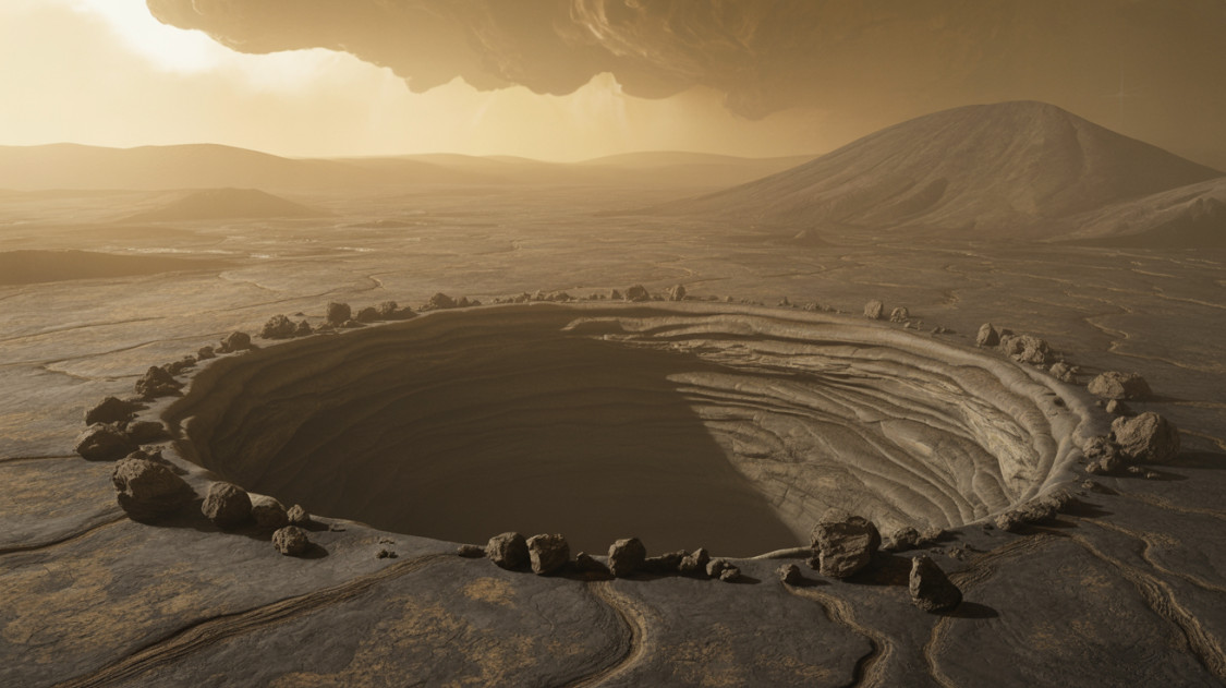 Gigantikus üreget találtak a csillagászok a Naprendszer legforróbb bolygóján