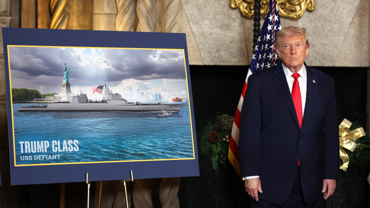 Trump bejelentette az „Aranyflottát”: ilyen hajókat még nem látott a világ, de van egy komoly bökkenő