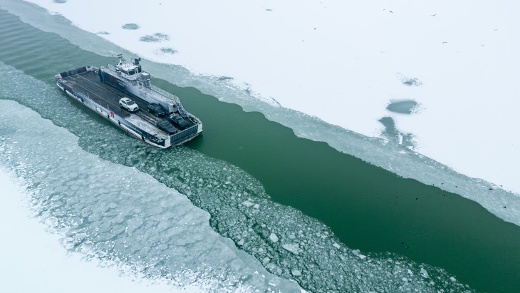 Figyelmeztetés jött a Balaton jegéről
