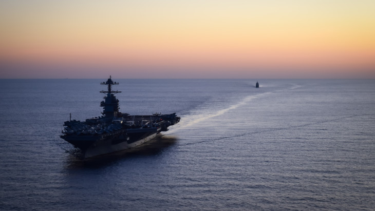 Szupertitkos jelentés szivárgott ki: megsemmisülhet Amerika USS Gerald R. Ford repülőgép-hordozója egy összecsapásban