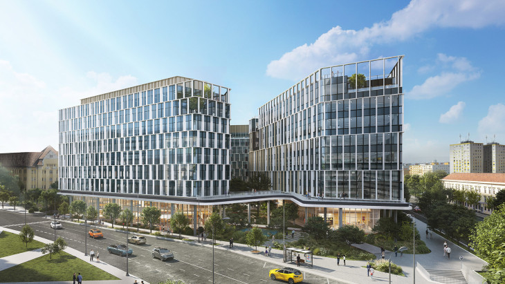Az Erste Nyíltvégű Ingatlan Befektetési Alap veszi meg a Skanska H₂Offices második fázisát Budapesten