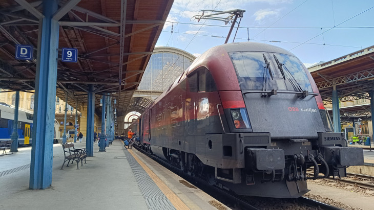 Incidens történt egy Railjet-járaton