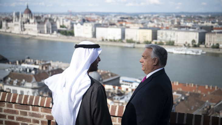 Magyarországon van az Egyesült Arab Emírségek elnöke