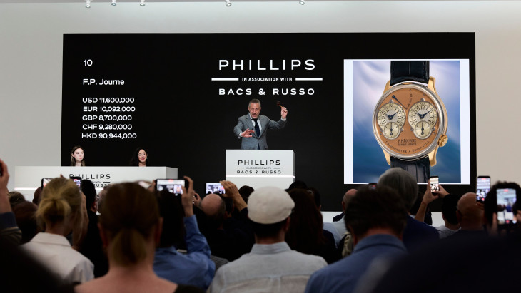 Eric Clapton luxusórája is rekordáron kelt el a Phillips aukcióján
