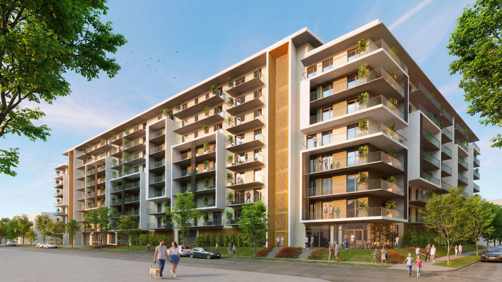 Megkezdik a Virágpiac Lakópark lakásainak értékesítését Angyalföldön