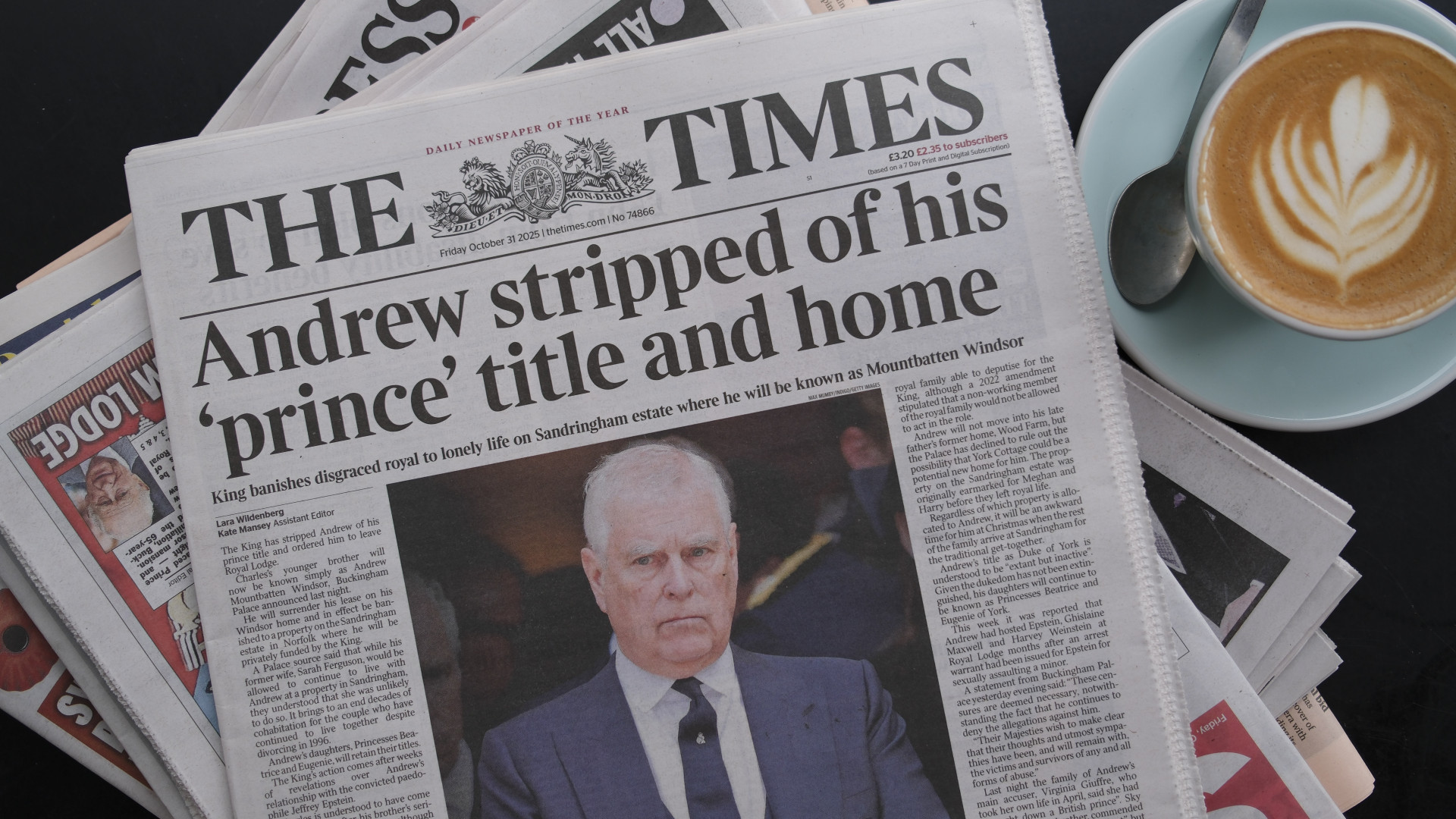 Botrány a királyi családban: letartóztatták az egykori yorki herceget