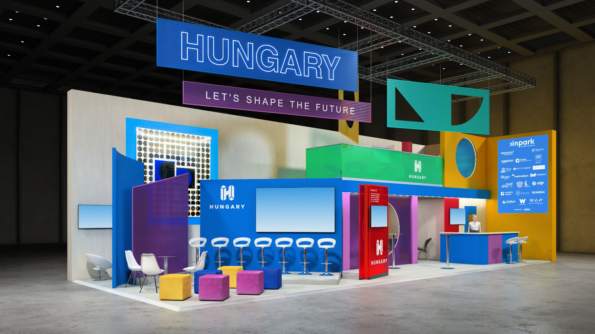 „Let's shape the future” - Vasarely vizuális világát idézi meg Magyarország az Expo Realon Münchenben