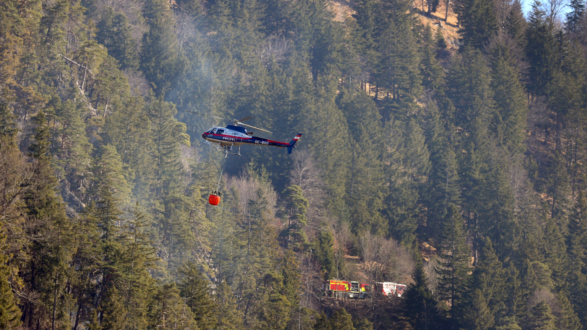 Súlyos erdőtűz pusztít Magyarország szomszédjában