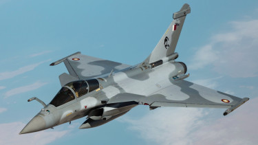a katari légierő Rafale vadászgépe