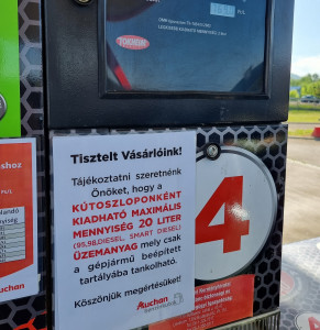 benzin hatósági ár