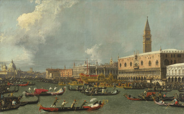 CANALETTO_Venice_the_Return_of_the_Bucintoro_on_Ascension_Day Christie's 2025, 43,9mió dollár