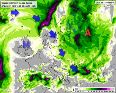csapadék-előrejelzés-weather-on-maps