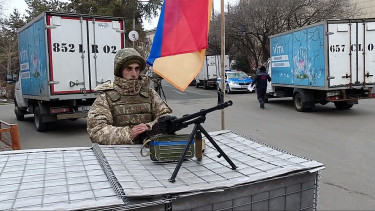 CSTO_collective_peacekeeping_forces_in_Kazakhstan_2022-JAN-12,_Armenian_soldier