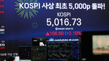 Történelmi pillanat a tőzsdén: Dél-Korea lenyomta Németországot