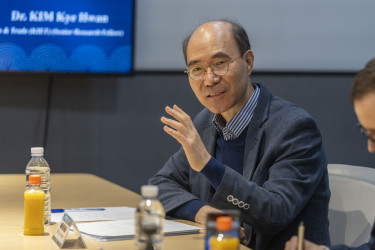 Dr. Kim Kje Hvan, a KIET kutatója