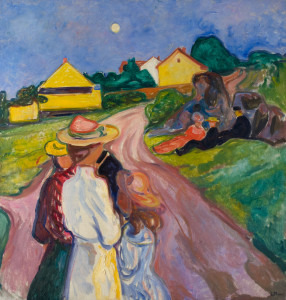 Edvard Munch, Sankthansnatt Johannisnacht (Mittsommernacht) Sotheby's