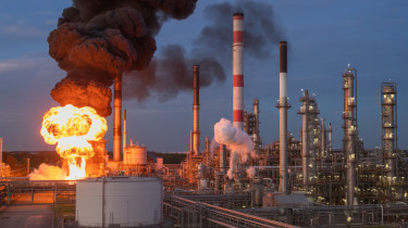 Az ukrán vezérkar közlése szerint csapást mértek egy orosz olajfinomítóra: Oroszország tagadja az egészet