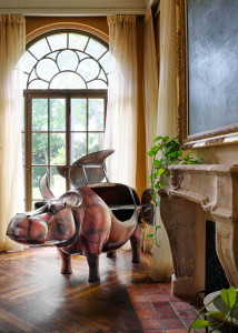 Francois-Xavier Lalanne, Hippopotame Bar, pièce unique 1