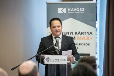 Gazsi Attila, a VOSZ elnökhelyettese
