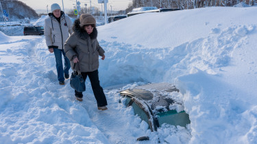 60 éve nem látott hóvihar csapott le a Kamcsatkai-félszigeten