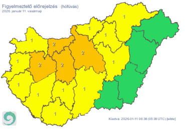 hófúvás naran csriasztás időjárás időjárás-előrejelzés HunagroMet