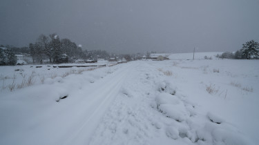 Itt a friss időjárás-előrejelzés: újabb légörvény éri el hazánkat, errefelé folytatódik a havazás Magyarországon