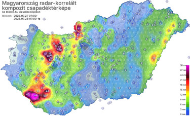 időkép-csapadék-mennyiség-térkép