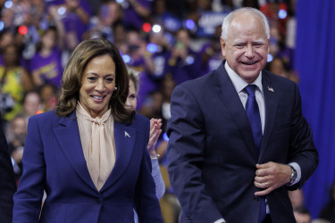 kamala harris tim walz demokrata párt amerikai elnökválasztás
