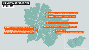 Otthon Start: ezrével épülnek az új lakások, térképen mutatjuk a kiemelt beruházásokat