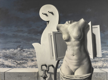 Lot 19, René Magritte, La Statue volante, Sotheby's