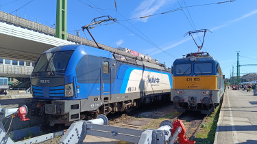 máv vonat vasút új magyar mozdony vectron siemens vectron déli pályaudvar saját