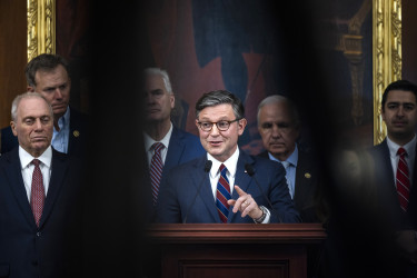 Mike Johnson, az amerikai képviselőház republikánus elnöke házelnök