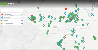 miskolc térkép