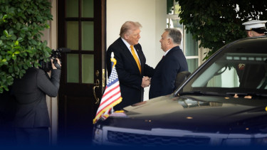 Videó: így fogadta Donald Trump Orbán Viktort a Fehér Házban