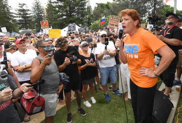 Pauline Hanson one nation egy nemzet ausztrália