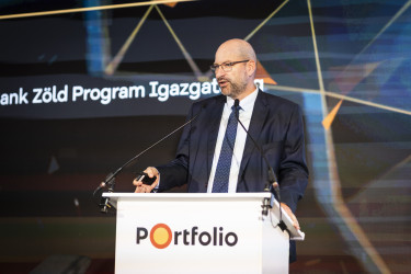 Pókos Gergely, az OTP Bank Zöld Program Igazgatóság ügyvezető igazgatója