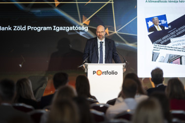 Pókos Gergely, az OTP Bank Zöld Program Igazgatóság ügyvezető igazgatója