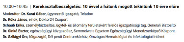 private health kerekasztal
