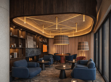 River Estates irodaház_CPI Club Lounge_tervező Minusplus Generáltervező Kft