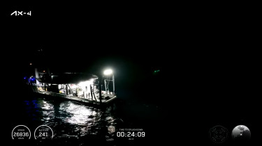 SpaceX Shannon hajó Kapu Tibor landolás