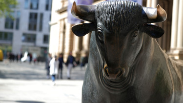 stock exchange bull