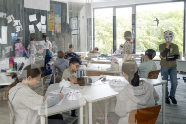 Tanóra a Debreceni Nemzetközi Iskolában.