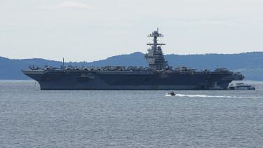 Kész, ennyi volt: kivonul a világ legnagyobb hadihajója a feszült térségből, távozik a USS Gerald R. Ford