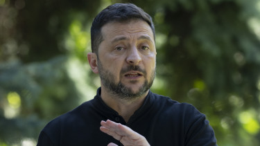 Volodimir Zelenszkij ukrán elnök