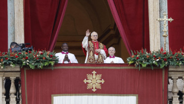 Megosztotta első karácsonyi üzenetét XIV. Leó pápa