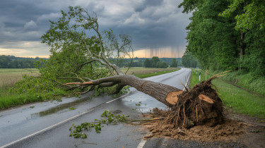 Letarolta a vihar a Dél-Dunántúlt: kidőlt fák, leszakadt ágak jelezték az útját